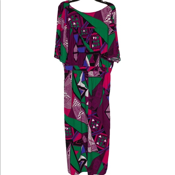 Brand New! IMAN Global Chic Printed High/Low Top Size PXL - Picture 4 of 7